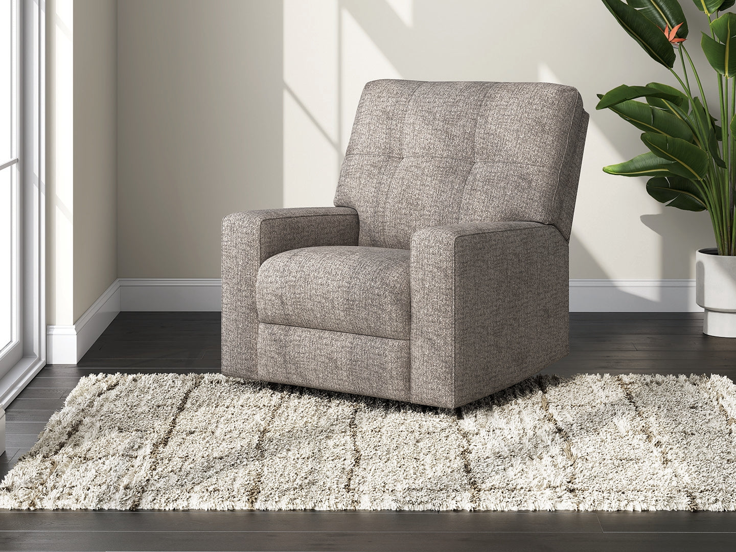 Haines Furniture Outlet - Ashley Furniture - Larimer Living Room - Rocker Recliner / Iron - PC2920425