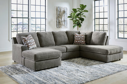 Haines Furniture Outlet - Ashley Furniture - O'Phannon Sectional - LAF 2-Piece Sectional with Chaise / Putty - 29402S1