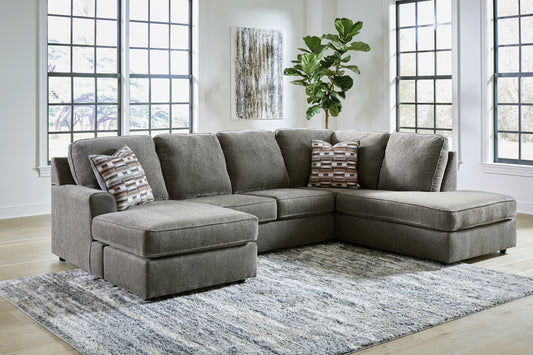 Haines Furniture Outlet - Ashley Furniture - O'Phannon Sectional - LAF 2-Piece Sectional with Chaise / Putty - 29402S1