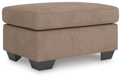 Haines Furniture Outlet - Ashley Furniture - Triston-Peaks Living Room - Ottoman / Suede - 3020414