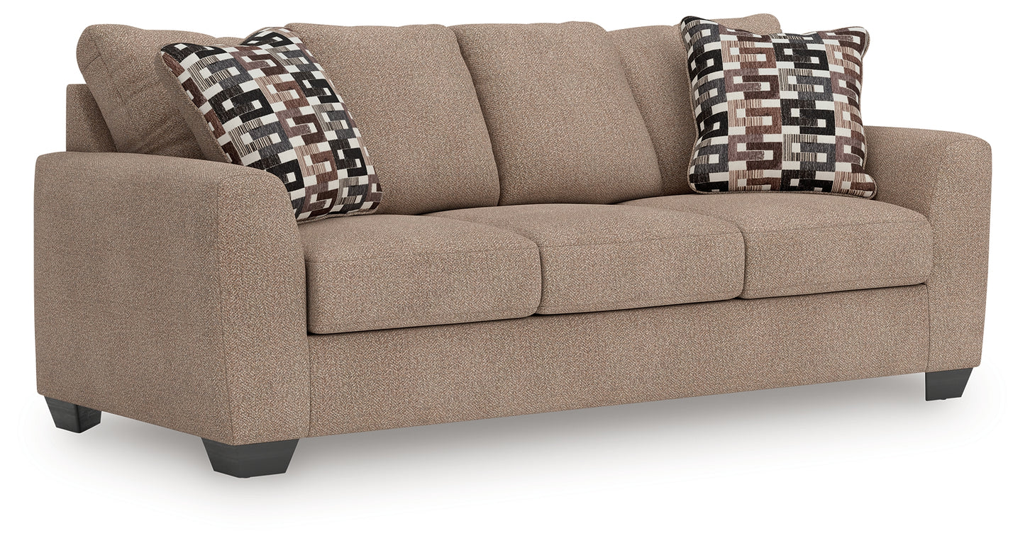 Haines Furniture Outlet - Ashley Furniture - Triston-Peaks Living Room - Sofa / Suede - 3020438