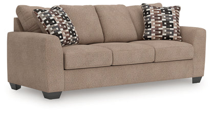 Haines Furniture Outlet - Ashley Furniture - Triston-Peaks Living Room - Sofa / Suede - 3020438