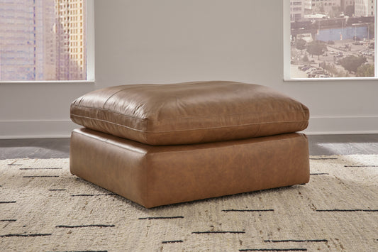 Haines Furniture Outlet - Ashley Furniture - Emilia Living Room - Oversized Accent Ottoman / Caramel - 3090108