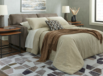 Haines Furniture Outlet - Ashley Furniture - Mahoney Living Room - Full Sofa Sleeper / Chocolate - 3100536