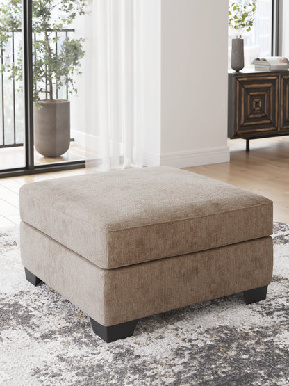 Haines Furniture Outlet - Ashley Furniture - Olten Living Room - Ottoman / Mocha - 3130414