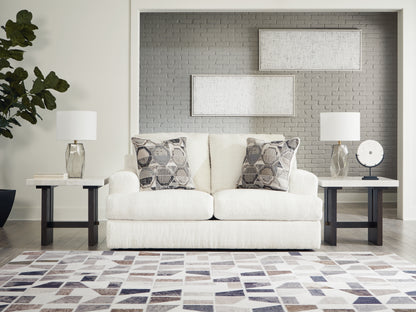 Haines Furniture Outlet - Ashley Furniture - Karinne Living Room - Loveseat / Linen - 3140335