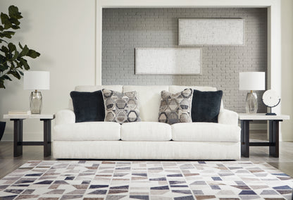 Haines Furniture Outlet - Ashley Furniture - Karinne Living Room - Chair and a Half / Linen - 3140323