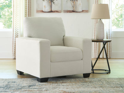 Haines Furniture Outlet - Ashley Furniture - Greenbriar Living Room - Chair / Ivory - PC3200620