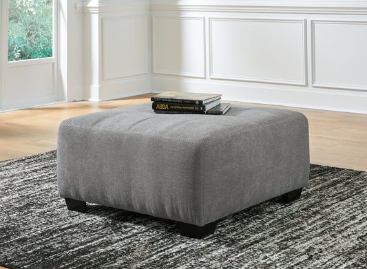 Haines Furniture Outlet - Ashley Furniture - Birkdale Court Living Room - Oversized Accent Ottoman / Gray - 3240208