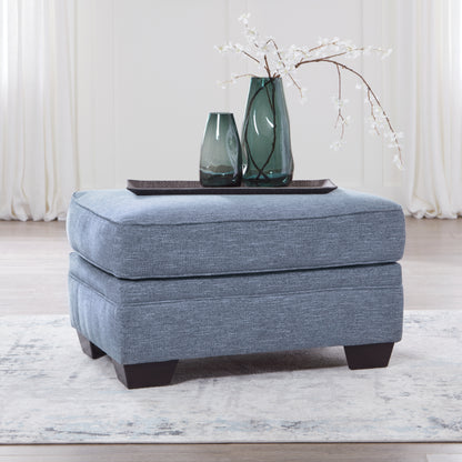 Haines Furniture Outlet - Ashley Furniture - Carissa Manor Living Room - Sofa / Denim - 3260438