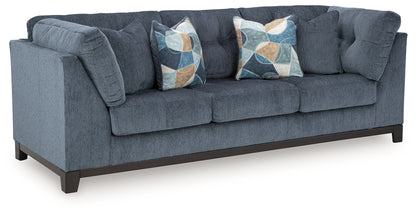 Haines Furniture Outlet - Ashley Furniture - Maxon Place Living Room - Sofa / Navy - 3300338