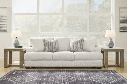 Haines Furniture Outlet - Ashley Furniture - Brebryan Living Room - Ottoman / Flannel - 3440114