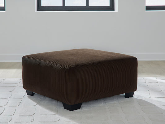 Haines Furniture Outlet - Ashley Furniture - Kimlee Living Room - Oversized Accent Ottoman / Chocolate - PC3560308