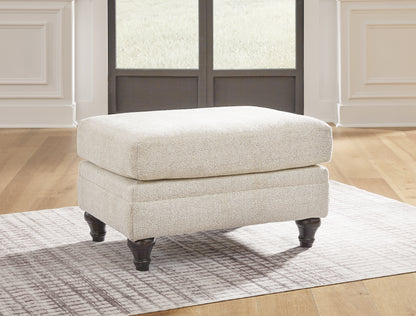 Haines Furniture Outlet - Ashley Furniture - Valerani Living Room - Ottoman / Sandstone - 3570214
