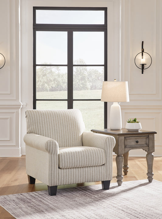 Haines Furniture Outlet - Ashley Furniture - Valerani Living Room - Accent Chair / Sandstone - 3570221