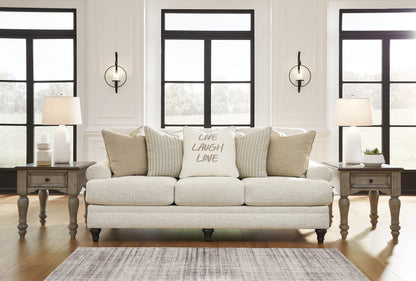Haines Furniture Outlet - Ashley Furniture - Valerani Living Room - Sofa / Sandstone - 3570238