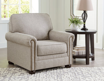 Haines Furniture Outlet - Ashley Furniture - Gaelon Living Room - Chair / Dune - 3730720