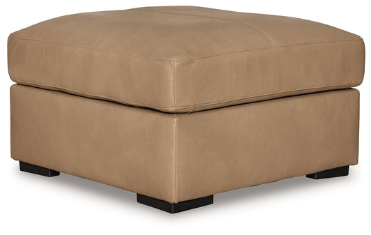 Haines Furniture Outlet - Ashley Furniture - Bandon Living Room - Oversized Accent Ottoman / Toffee - 3800608