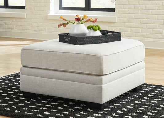 Haines Furniture Outlet - Ashley Furniture - Huntsworth Living Room - Oversized Accent Ottoman / Dove Gray - 3970208