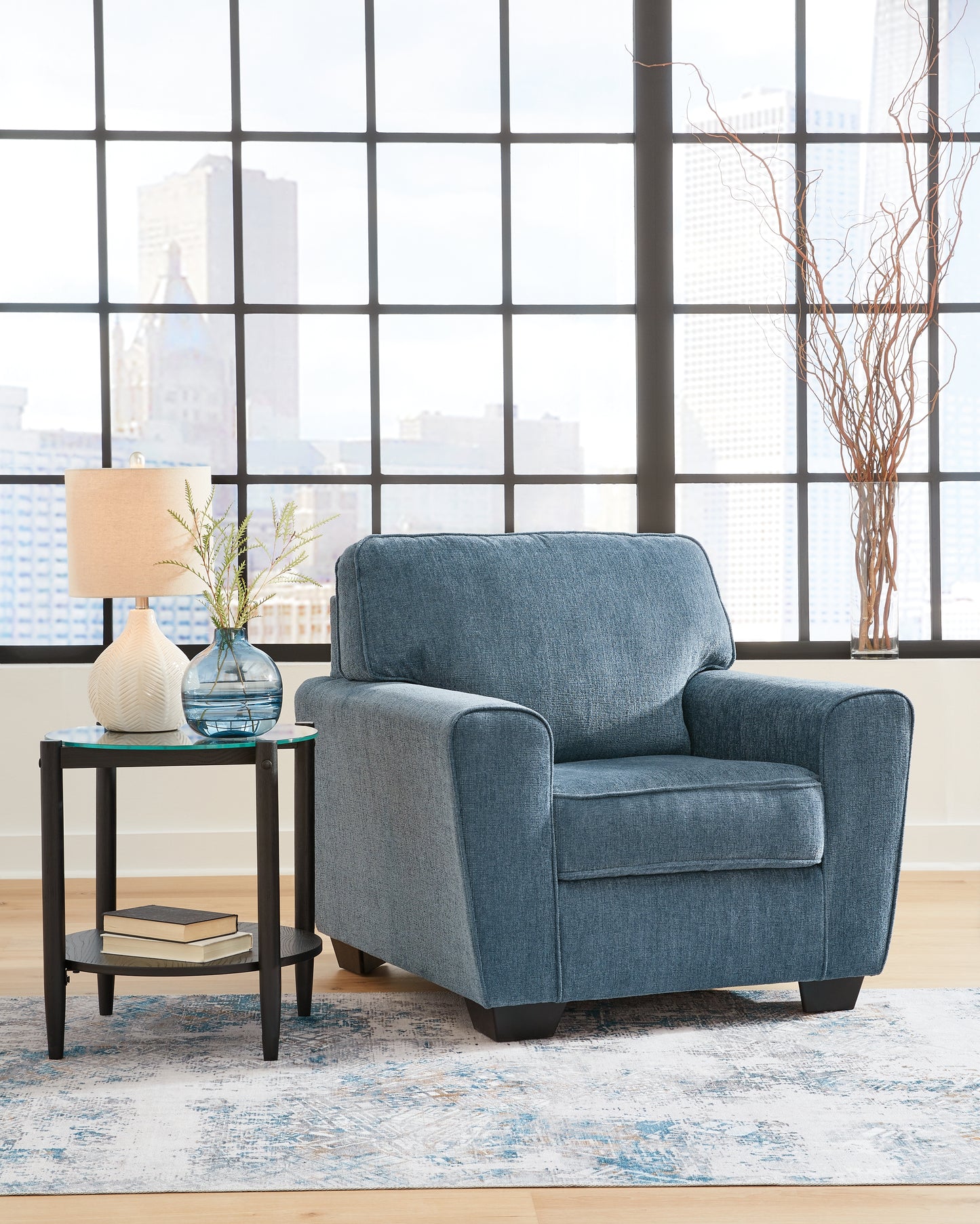 Haines Furniture Outlet - Ashley Furniture - Cashton Living Room - Chair / Blue - 4060520