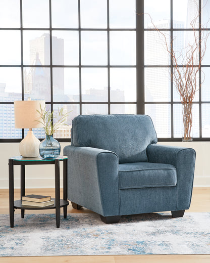 Haines Furniture Outlet - Ashley Furniture - Cashton Living Room - Chair / Blue - 4060520