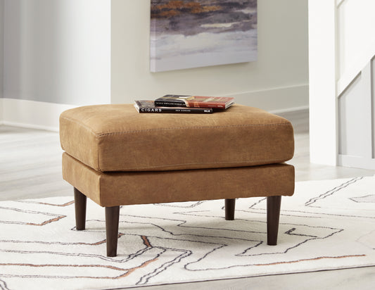 Haines Furniture Outlet - Ashley Furniture - Telora Living Room - Ottoman / Caramel - 4100214