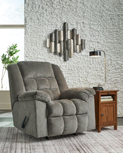 Haines Furniture Outlet - Ashley Furniture - Kegler Living Room - Rocker Recliner / Putty - 4450425
