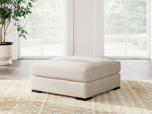 Haines Furniture Outlet - Ashley Furniture - Donelson Creek Living Room - Oversized Accent Ottoman / Vanilla - 4800208