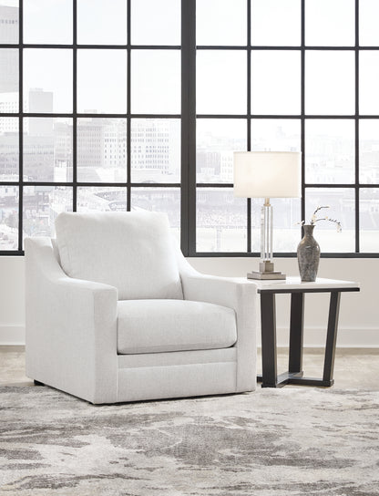 Haines Furniture Outlet - Ashley Furniture - Maitelynn Living Room - Chair / Chalk - 4820220