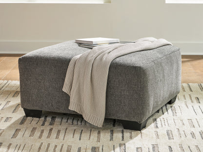 Haines Furniture Outlet - Ashley Furniture - Revenna Living Room - Oversized Accent Ottoman / Greystone - PC4840508