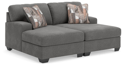 Haines Furniture Outlet - Ashley Furniture - Clarington Sectional - RAF 2-Piece Super Chaise - PC48405S4
