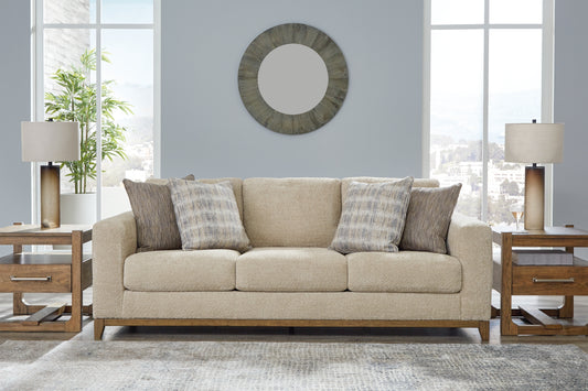 Haines Furniture Outlet - Ashley Furniture - Parklynn Living Room - Sofa / Desert - 4890238