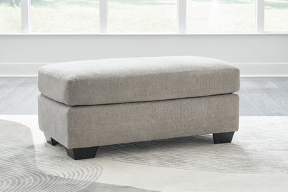 Haines Furniture Outlet - Ashley Furniture - Avenal Park Living Room - Ottoman / Flannel - 5080514