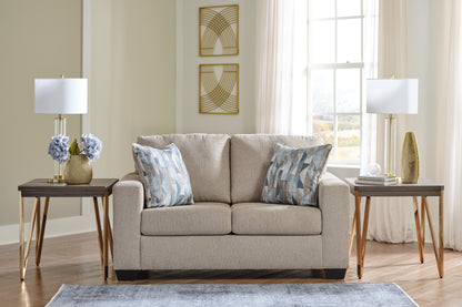 Haines Furniture Outlet - Ashley Furniture - Deltona Living Room - Loveseat / Parchment - 5120435