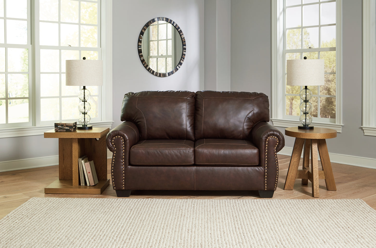 Haines Furniture Outlet - Ashley Furniture - Colleton Living Room - Rocker Recliner / Dark Brown - 5210725