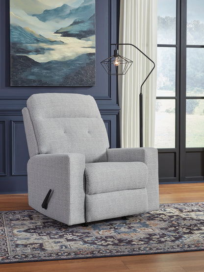 Haines Furniture Outlet - Ashley Furniture - Skillins Living Room - Rocker Recliner / Stone - PC5320425