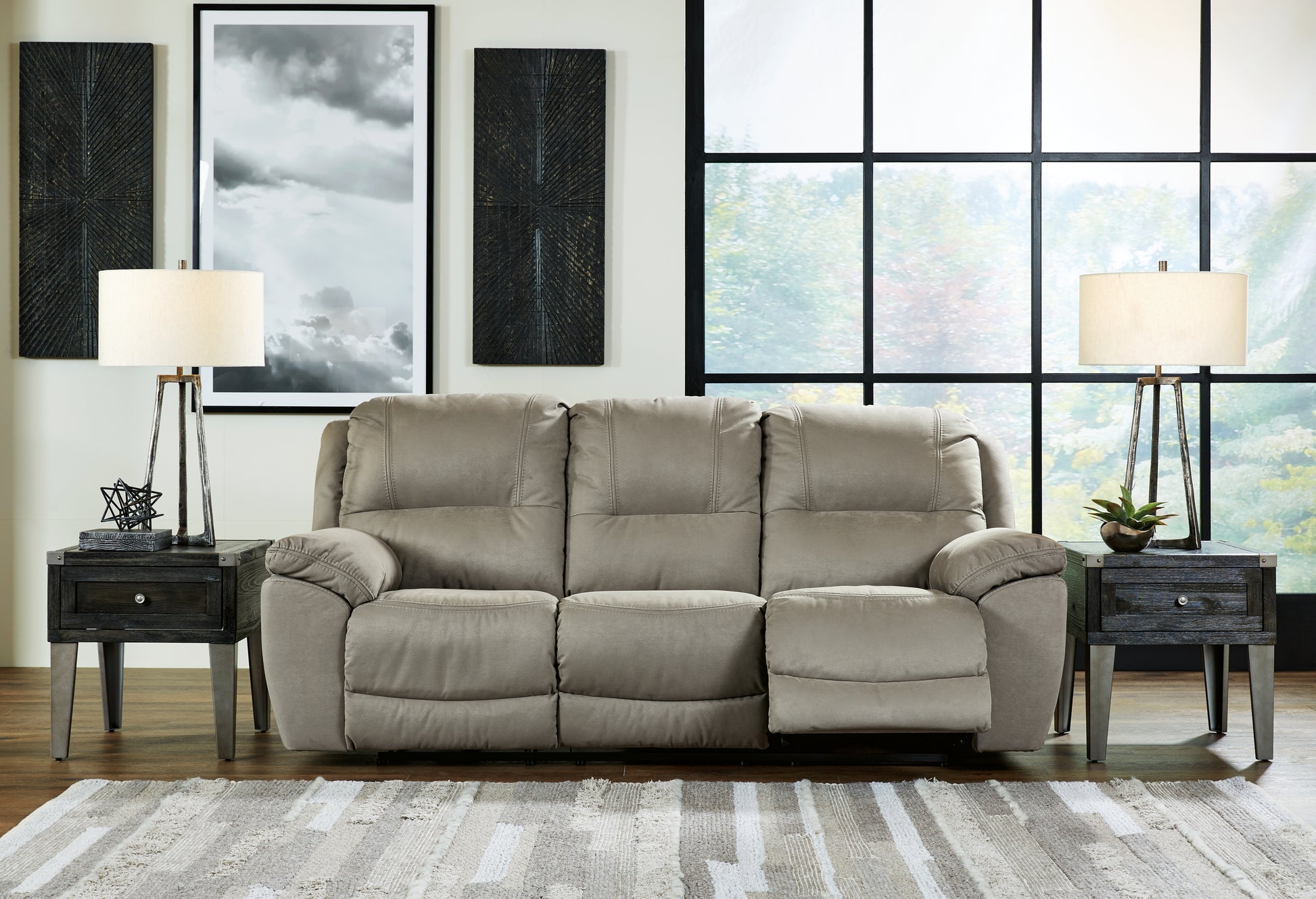 Haines Furniture Outlet - Ashley Furniture - Next-Gen Gaucho Living Room - Reclining Sofa / Espresso - 5420488
