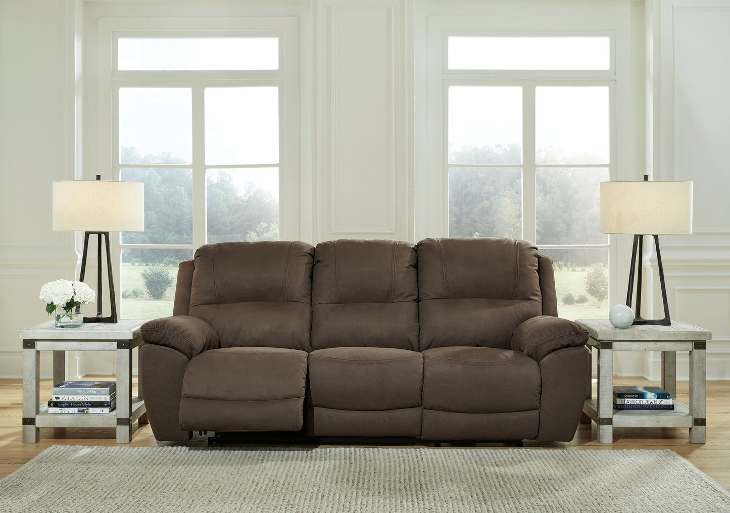 Haines Furniture Outlet - Ashley Furniture - Next-Gen Gaucho Living Room - Reclining Sofa / Espresso - 5420488