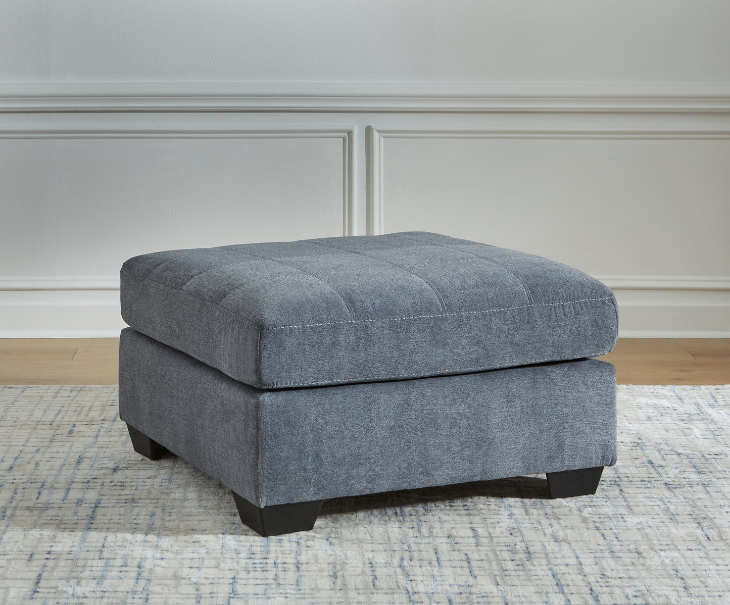Haines Furniture Outlet - Ashley Furniture - Marleton Living Room - Oversized Accent Ottoman / Denim - 5530308