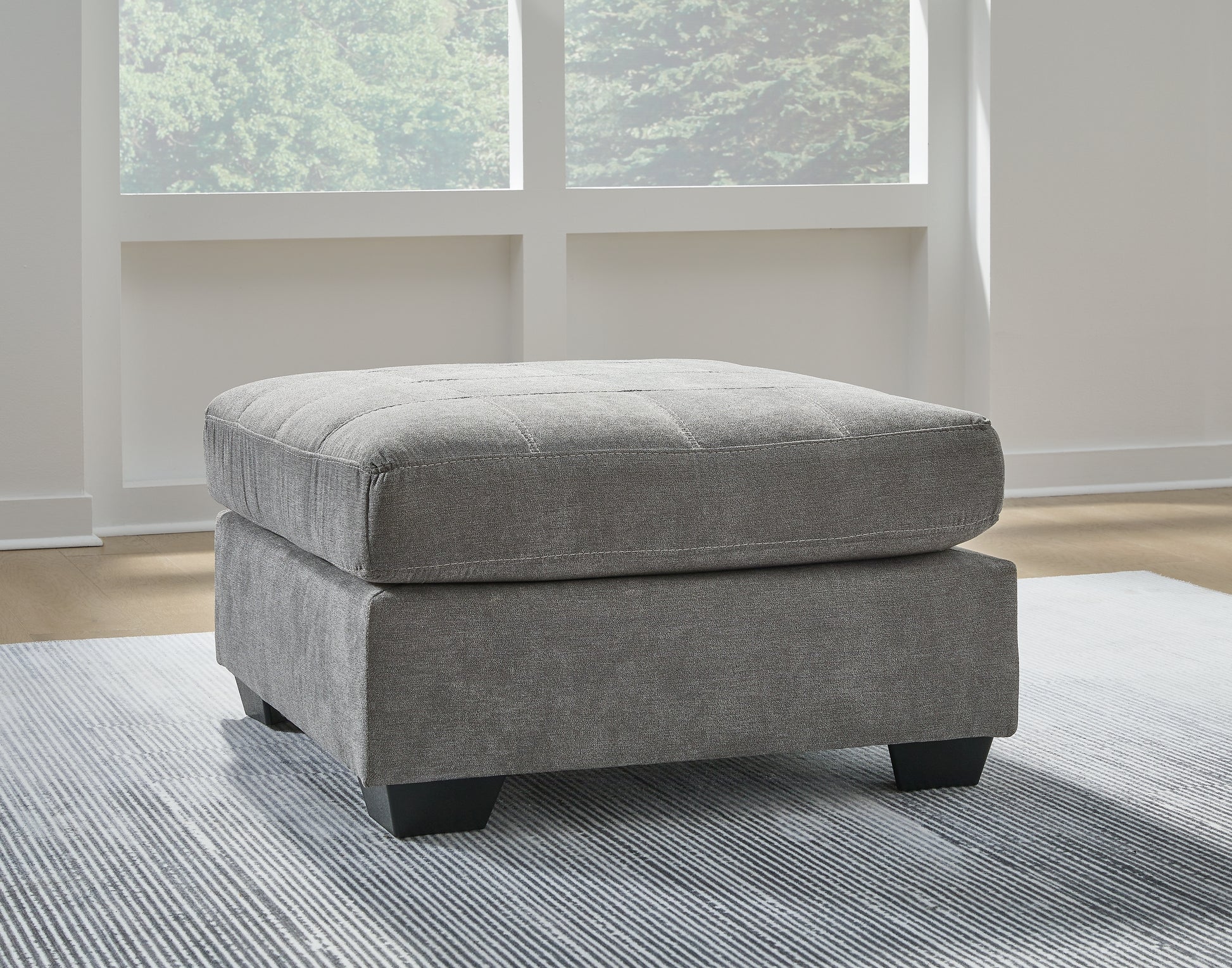 Haines Furniture Outlet - Ashley Furniture - Marleton Living Room - Oversized Accent Ottoman / Gray - 5530508