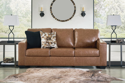 Haines Furniture Outlet - Ashley Furniture - Bolsena Living Room - Queen Sofa Sleeper / Caramel - 5560339