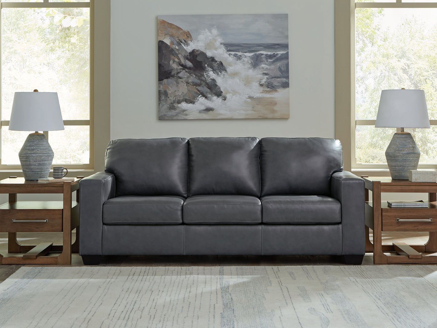 Haines Furniture Outlet - Ashley Furniture - Bolsena Living Room - Sofa / Admiral - 5560438