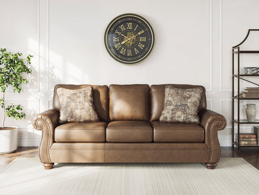 Haines Furniture Outlet - Ashley Furniture - Chasemore Living Room - Queen Sofa Sleeper / Earth - PC5590239