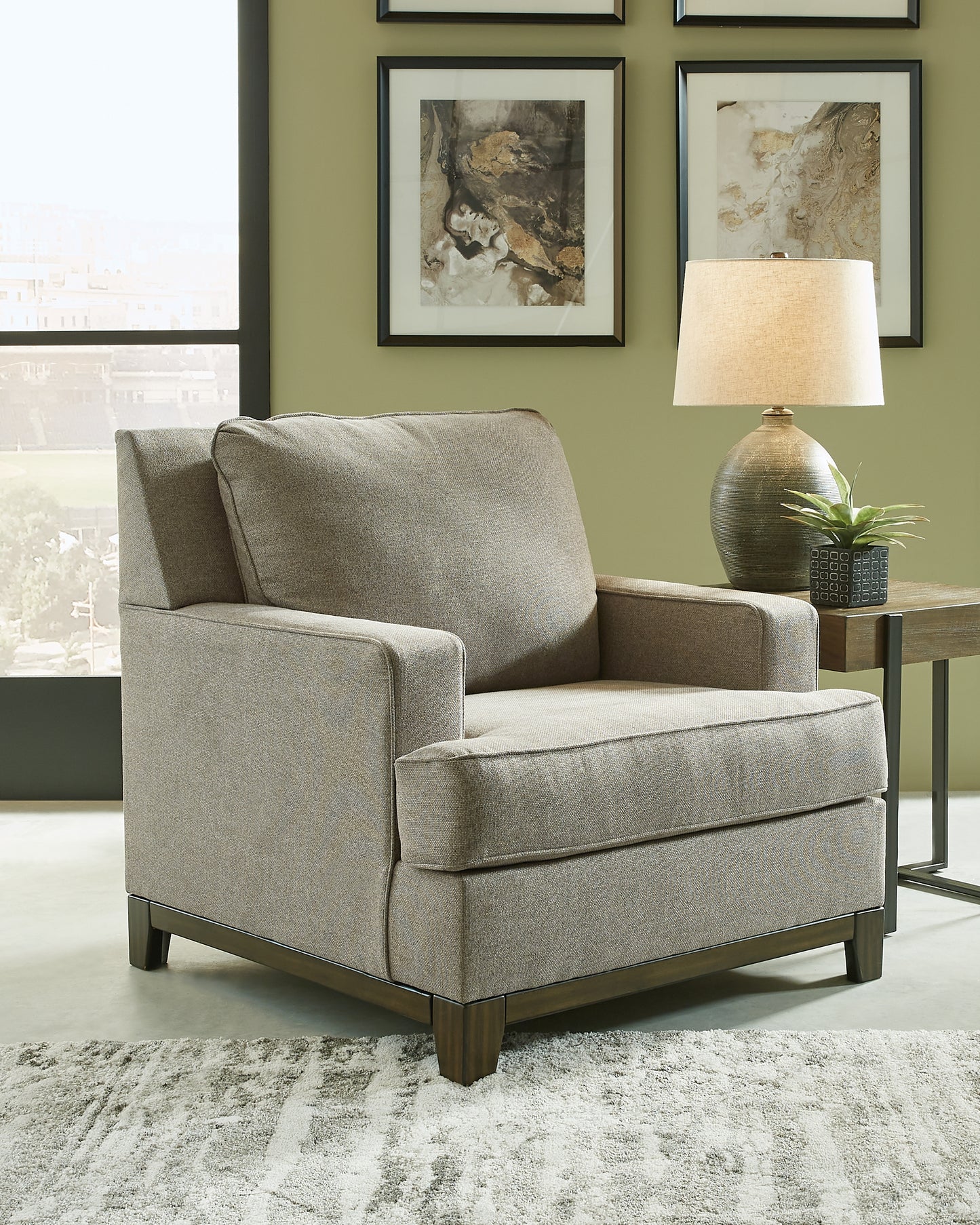 Haines Furniture Outlet - Ashley Furniture - Kaywood Living Room - Chair / Granite - 5630320
