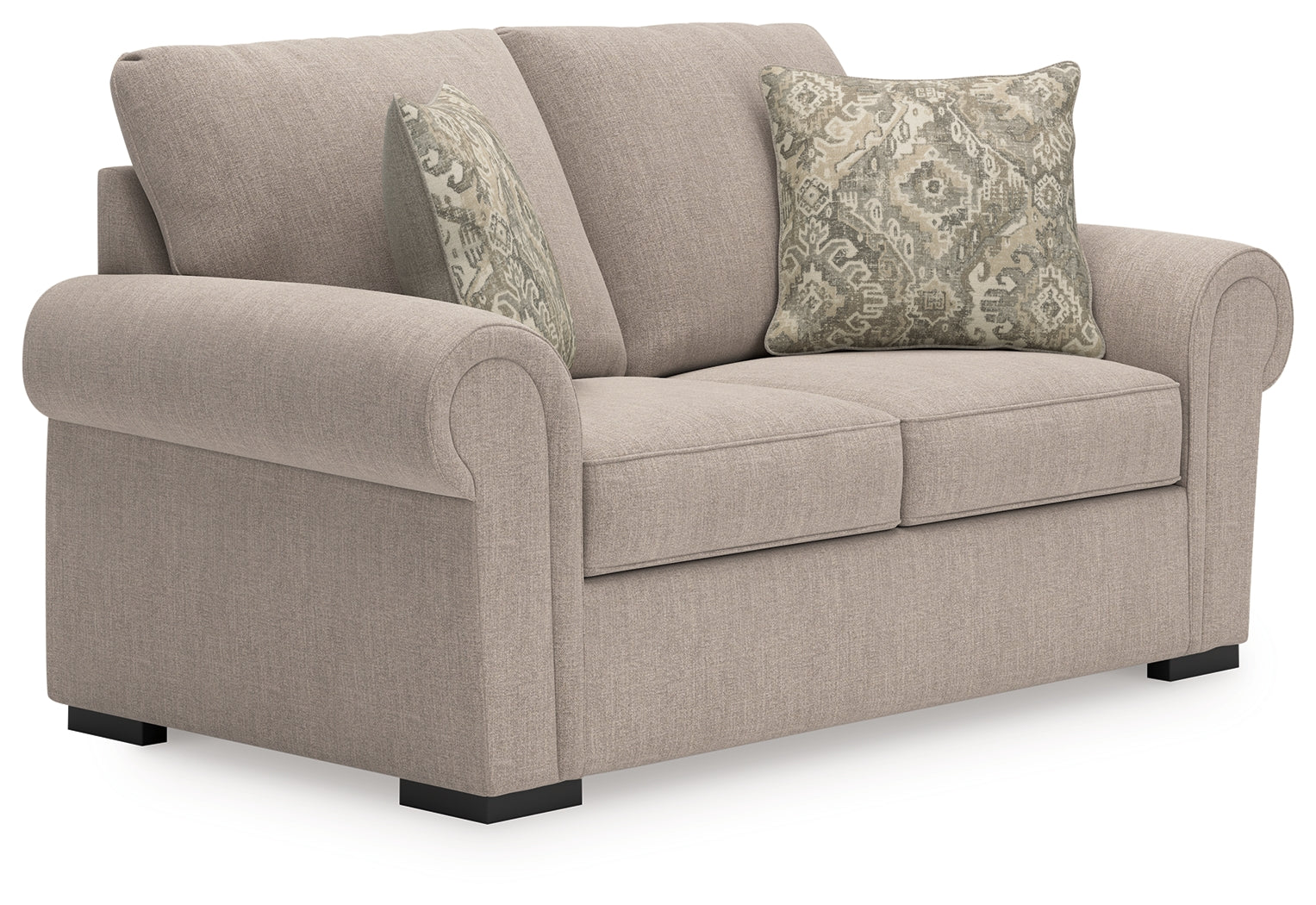 Haines Furniture Outlet - Ashley Furniture - Sararose Living Room - Sofa / Heather - 5710238