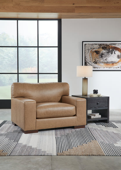 Haines Furniture Outlet - Ashley Furniture - Lombardia Living Room - Chair and a Half / Tumbleweed - 5730223