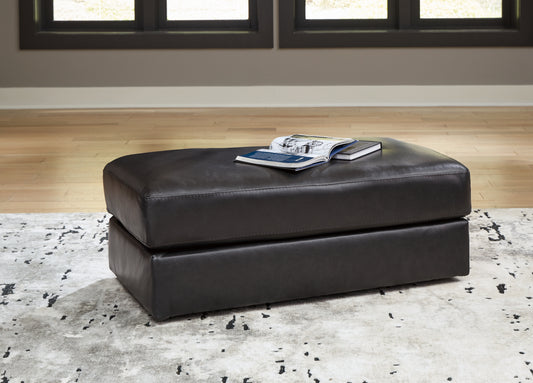 Haines Furniture Outlet - Ashley Furniture - Amiata Living Room - Sofa / Onyx - 5740538