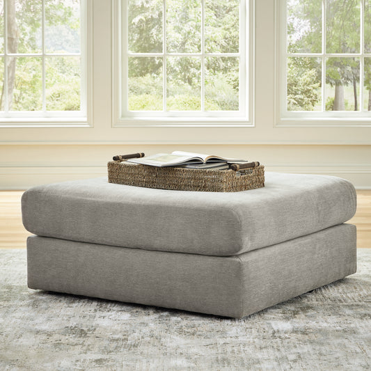 Haines Furniture Outlet - Ashley Furniture - Avaliyah Living Room - Oversized Accent Ottoman / Ash - 5810308