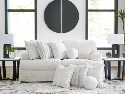 Haines Furniture Outlet - Ashley Furniture - Cuddle Plush Sectional - RAF 2-Piece Sectional / Arctic - PC59106S9