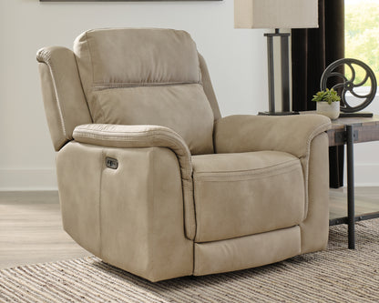 Haines Furniture Outlet - Ashley Furniture - Next-Gen DuraPella Living Room - PWR Recliner/ADJ Headrest / Sand - 5930213